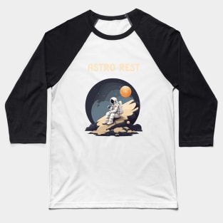 Astronaut resting in space Baseball T-Shirt